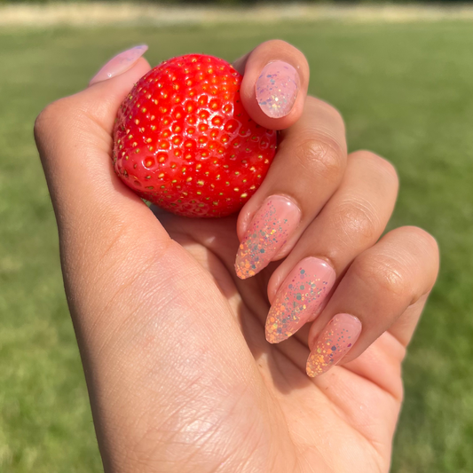 Fairy Dust - Gloss FX Full Press On Kit | Middle Almond