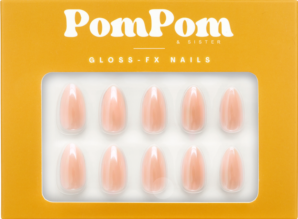 Rosemetal - Gloss FX Full Press On Kit | Short Almond