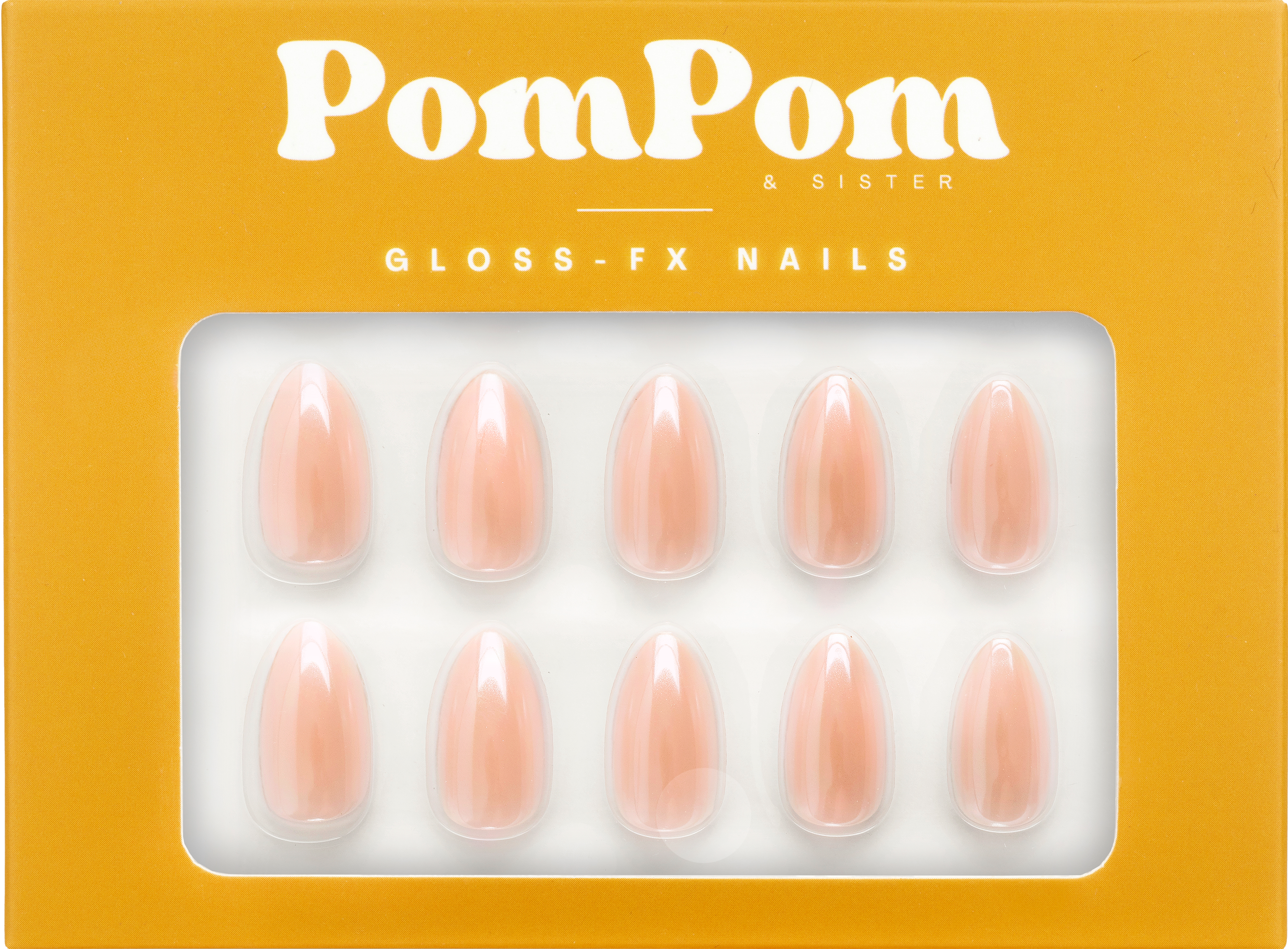 Rosemetal - Gloss FX Full Press On Kit | Short Almond