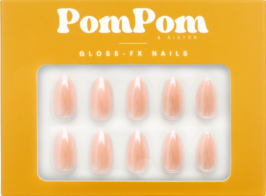 Rosemetal - Gloss FX Full Press On Kit | Short Almond