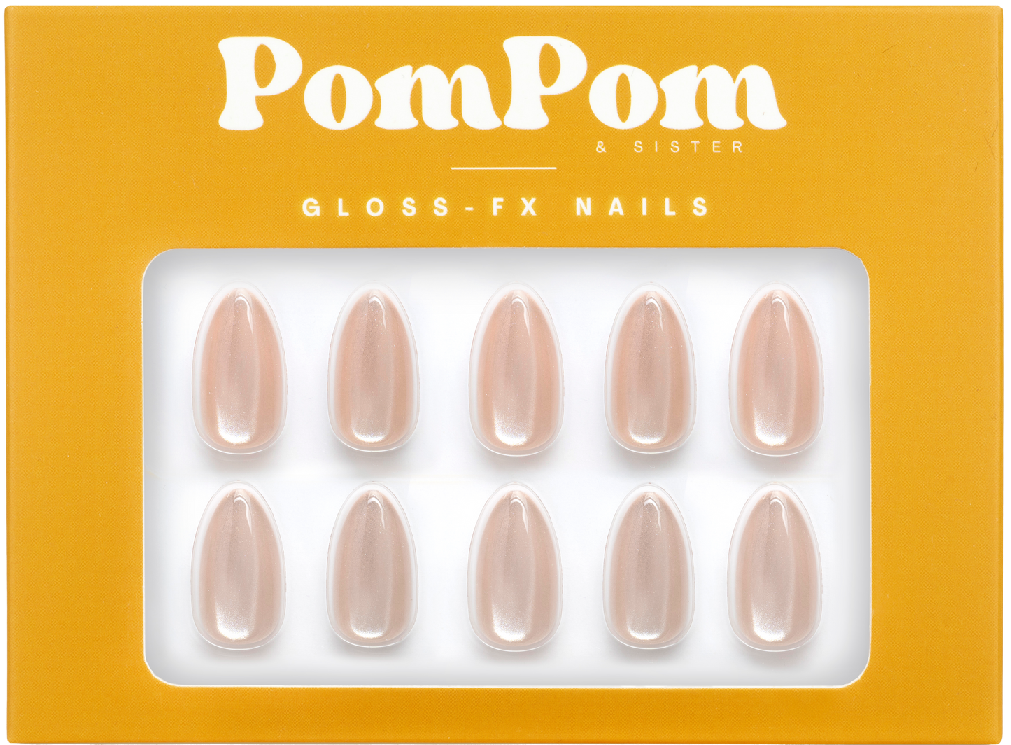 Champagne Velvet - Gloss FX Full Press On Kit | Short Almond