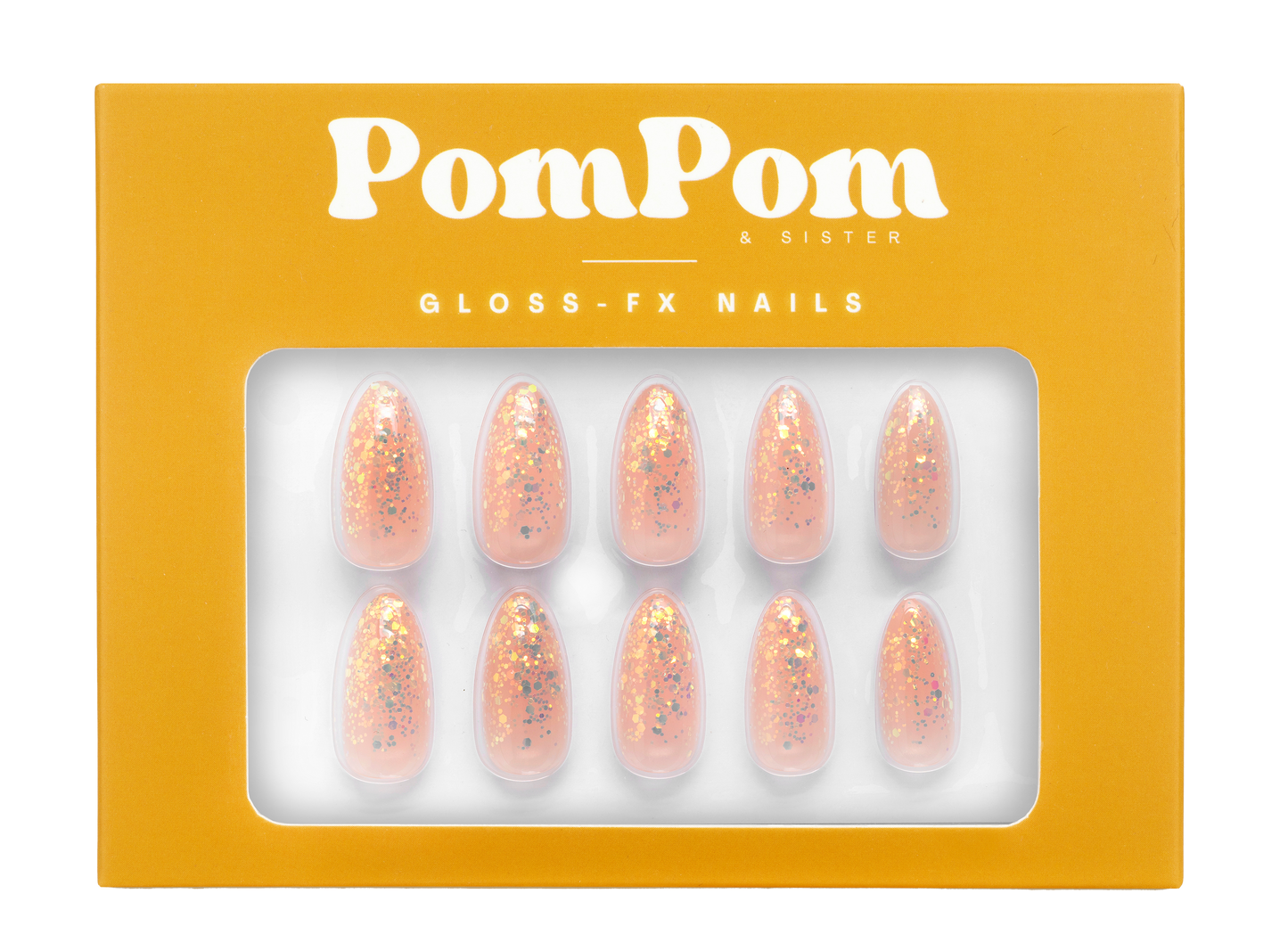 Fairy Dust - Gloss FX Full Press On Kit | Middle Almond