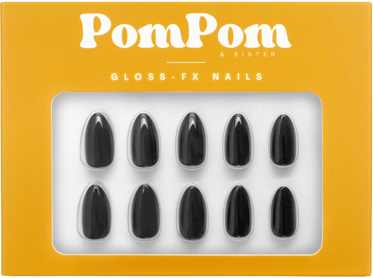 Onyx - Gloss FX Full Press On Kit | Short Almond