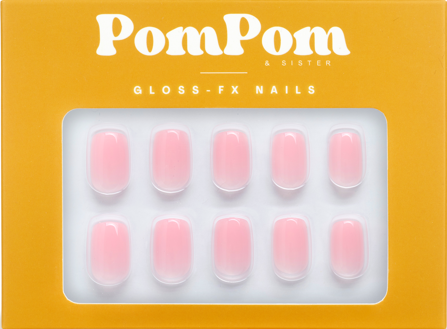 Bubblegum - Gloss FX Full Press On Kit | Short Square