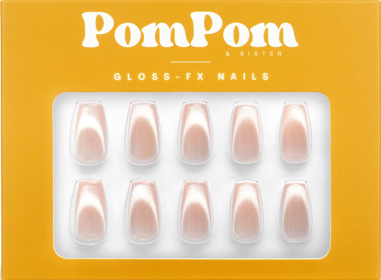 Moonbeam - Gloss FX Full Press On Kit | Short Ballerina