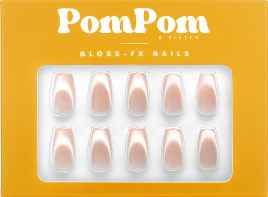 Moonbeam - Gloss FX Full Press On Kit | Short Ballerina