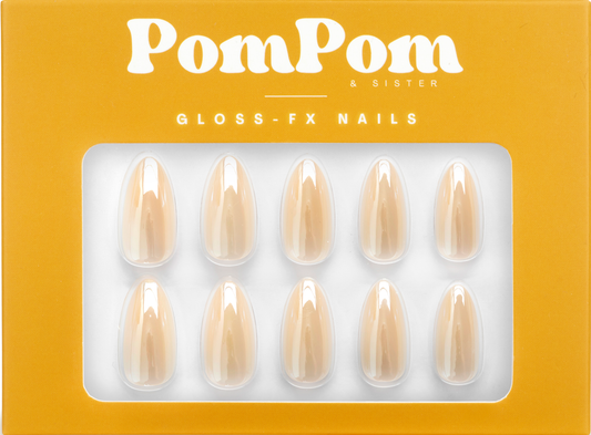 OG Glazed Doughnut - Gloss FX Full Press On Kit | Middle Almond