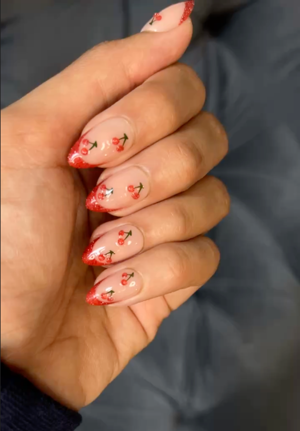 Cherry Pop - Gloss FX Full Press On Kit | Short Almond