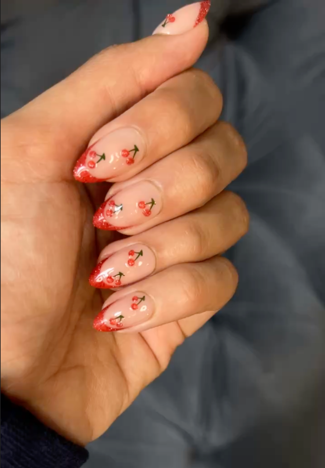 Cherry Pop - Gloss FX Full Press On Kit | Short Almond